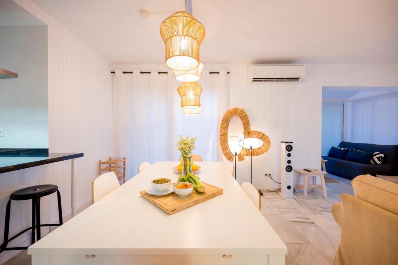 Typical Beach House Las Chapas Playa With Heated Pool 马尔韦利亚 外观 照片